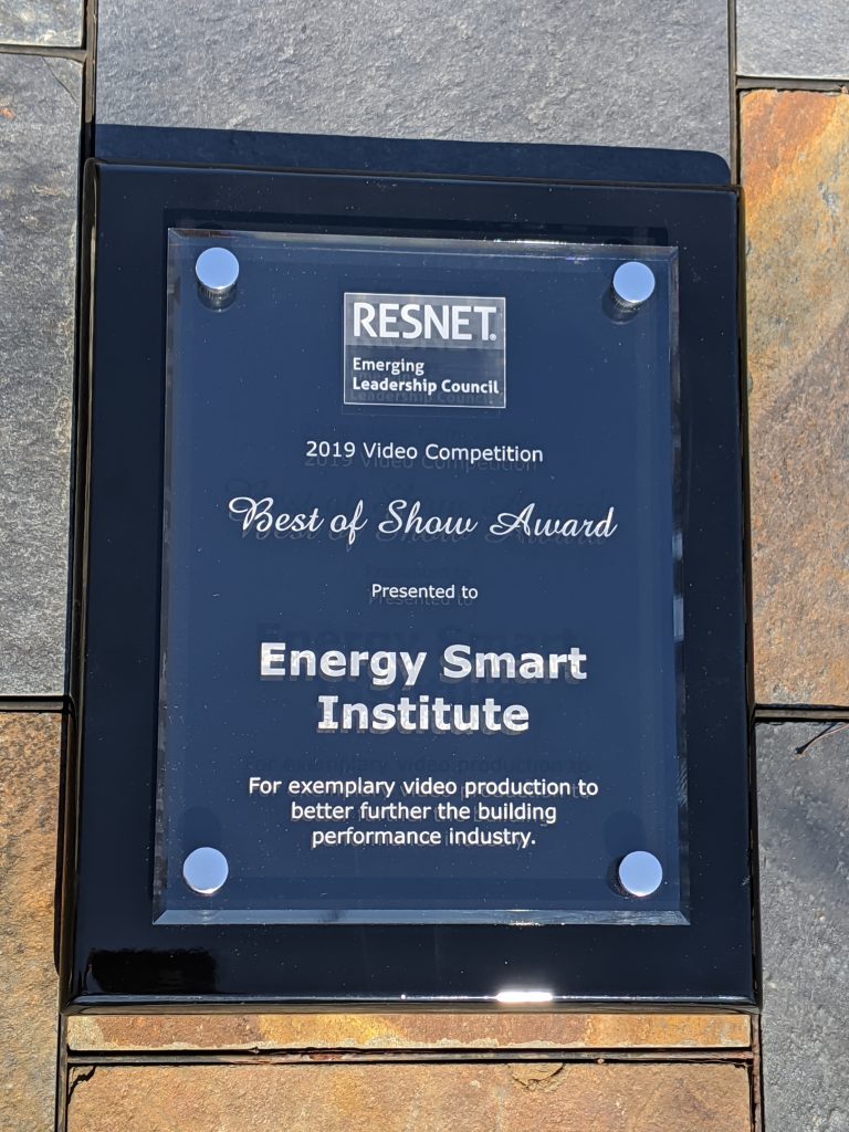 Best of Show RESNET 2020 Conference Award