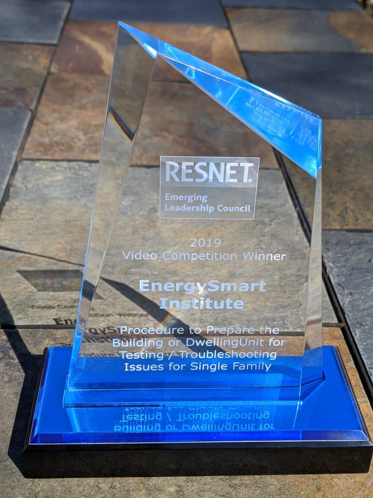 RESNET 2019 Video Competition Winner Award